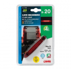 Led-valo 8led, 12/24V, punainen, 150*15,6*15