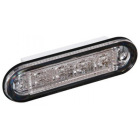 Lamppu 4 LED 12/24V, valkoinen 90*25*16mm