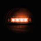 Marker light 12/24V, orange, 4 LEDs