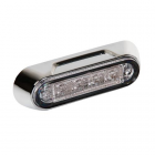 Lamppu 4 led valkoinen 12/24V, 110*37*16mm