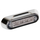 Lamppu 4 led valkoinen 12/24V, 110*37*16mm