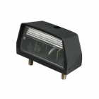 Vogn nummerplade hvid 12V