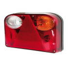 Delux rear light 12V, right, 8 functions