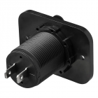 2xUSB-liitäntä kehyksen syvennyksellä. 3.1A 12 24V