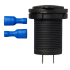 2xUSB-pistoke 2100mA upotettu 12/24V