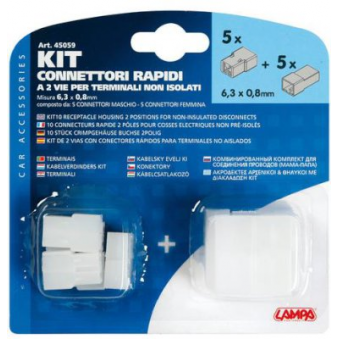 5+5 con 2 posiciones abiertas del extremo del cable, S103-4505.9