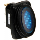 Vedenpitävä LED-kytkin, 12/24V, sininen