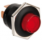 Switch 10A, IP65, waterproof 12/24V, red