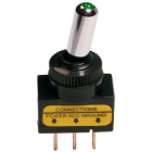 Alumiinikytkin Led, 12/24, vihreä