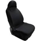 Universal front seat cover, black polyester