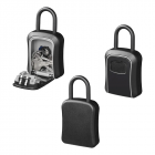 Key safe with combination lock and U-mount