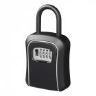 Key safe with combination lock and U-mount