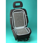 Massaging seat cover with balls, gray