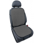 Seat cover made of natural paper fabric, gray