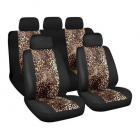 Istuinpäällisten sarja Leopard, musta