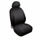 Set of seat covers Square, black