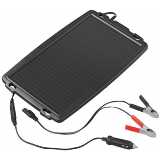 Įkroviklis su saulės baterija 12V 2,4W, S103-550062