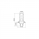 Halo Led H7 22W PX26d 1 kpl