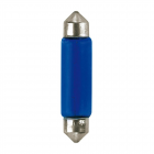 Polttimot 2 kpl, 12V, 10W, SV8,5-8,11*44mm, sininen