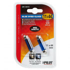 Polttimot 2 kpl, 12V, 10W, SV8,5-8,11*44mm, sininen
