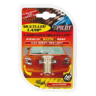 Led-polttimo 1kpl, 12V, 11led, BA15s, 30lm, punainen.