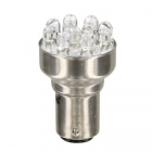 Led-polttimo 12V, 21/5W, BAY15D punainen