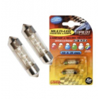Led-polttimot 2kpl 10#31 mm, valkoinen