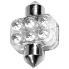 Bulb 6 led SV8,5, 10*31mm, white