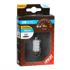 Pære 8 led 44mm, 12V, blå