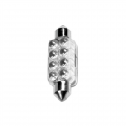 Pære 8 led 44mm, 12V, blå