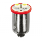 Hyperled spuldzes 2gab, 12V, 2 smd, sarkans