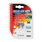 Mega led polttimo 2kpl, 1 SMD, 9-32V, T10, valkoinen