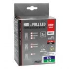  12/24V led pære HID 35W, 2 stk, erstatning D2S, D2R