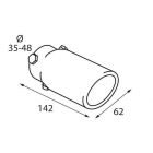 Muffler nozzle TS-06 35-48mm