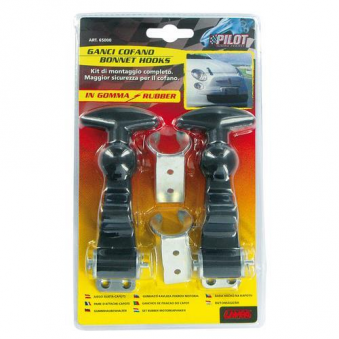 2 sujetadores de capó de goma, longitud 120 mm, S103-6500.0