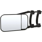 Caravan mirror with two different glasses