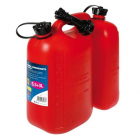 2-compartment plastic canister 5+3l