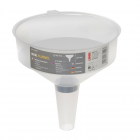 Funnel plastic, 185*210mm, 25mm, sieve