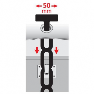 Koormakatte kummiklambrid 4tk, 190*50mm, S103-6999.0