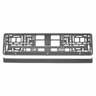  Plastic graphite gray number plate