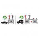 Diesel bensapumppu 12V, 12L/min., 3m kaapeli