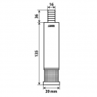 Diesel bensapumppu 12V, 12L/min., 3m kaapeli
