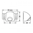 12-30V led valgusti-projektor,500lm