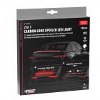 Hiilitarra spoileri LED 12v punainen