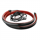 Hiilitarra spoileri LED 12v punainen
