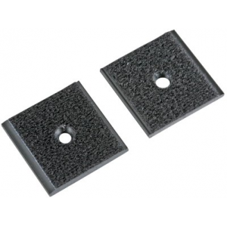 Accesorio adhesivo de terciopelo Duotec, 2 piezas, 35x35 mm, S103-7465.5