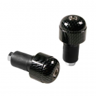 Ohjaustangon kärjet Carbon 2kpl