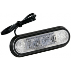 Upotettava valo, 3 LED-valoa, punainen