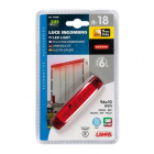 LED-valo, 6 LEDiä, 12/24V, punainen, 96*20*9mm