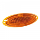 Led-valo, oranssi, 12-24V, 124*45mm